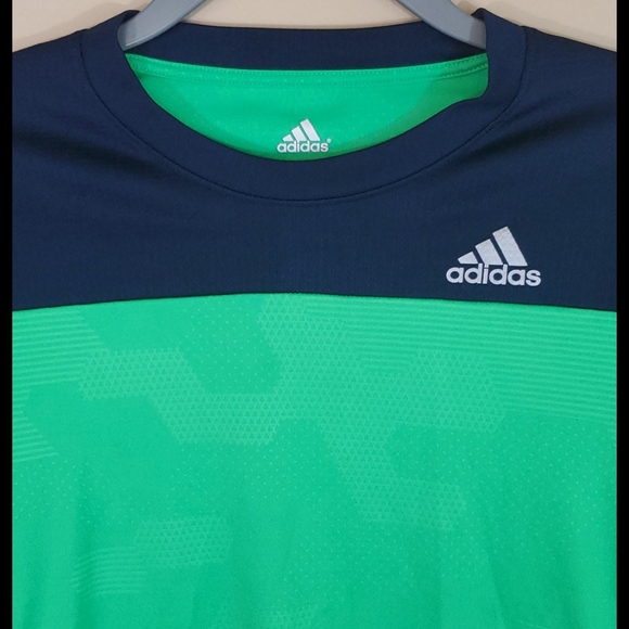 Adidas green and blue T-shirt - Picture 3 of 6